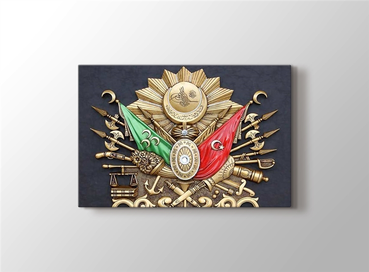 Osmanli Tugrasi Tablosu Kanvas Turkiye Tarihi Tablosu