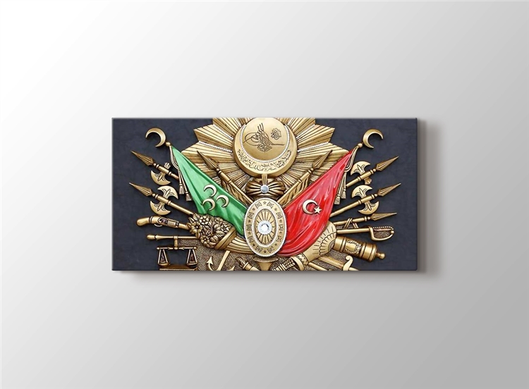 Osmanli Tugrasi Tablosu Kanvas Turkiye Tarihi Tablosu